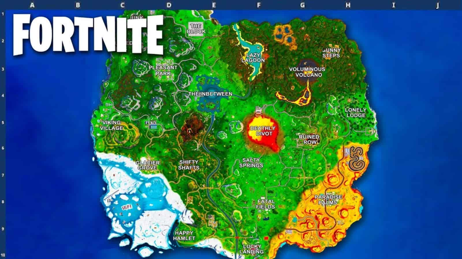 Map 9. Карта 9 сезона ФОРТНАЙТ. Fortnite Season 9 Map. Карта десятого сезона ФОРТНАЙТ. Карта x сезона ФОРТНАЙТ.