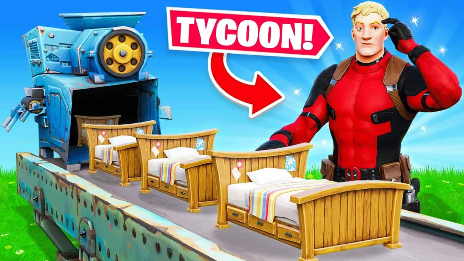 CHOPPA BED WARS TYCOON! - Fortnite Creative Map Code - Dropnite