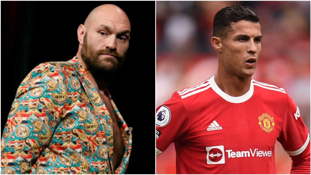 Tyson Fury and Cristiano Ronaldo Tyson Fury and Cristiano Ronaldo