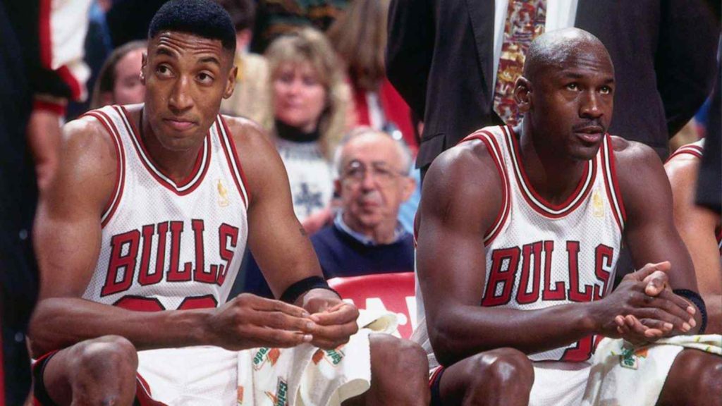 Watch: Scottie Pippen gets exasperated by a reporter after being nagged