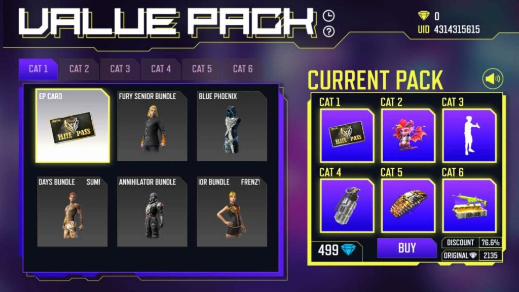 What is Free Fire Value pack event, here is all you need to know