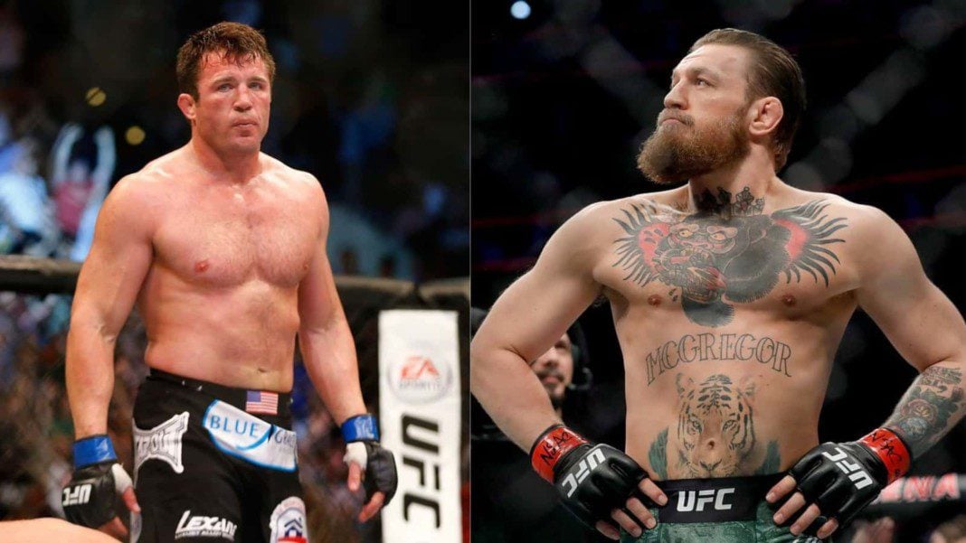 Chael Sonnen and Conor McGregor Chael Sonnen and Conor McGregor