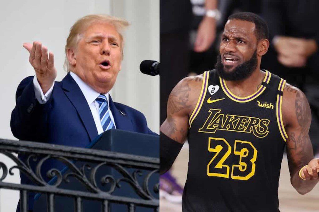 Donald Trump and LeBron James