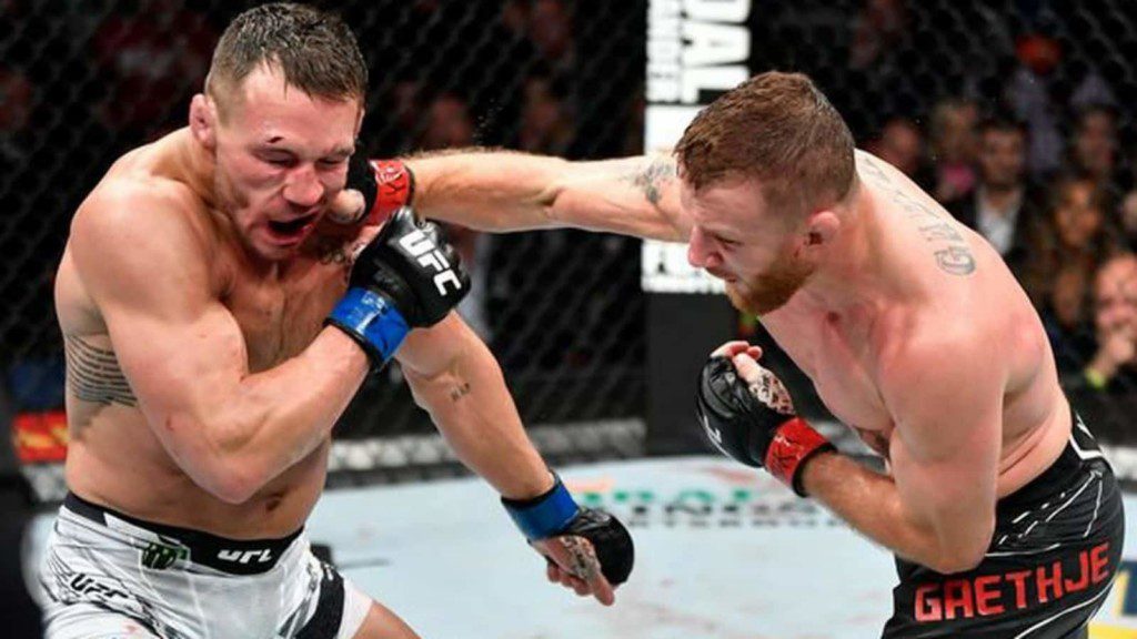 Justin Gaethje and Michael Chandler UFC 268