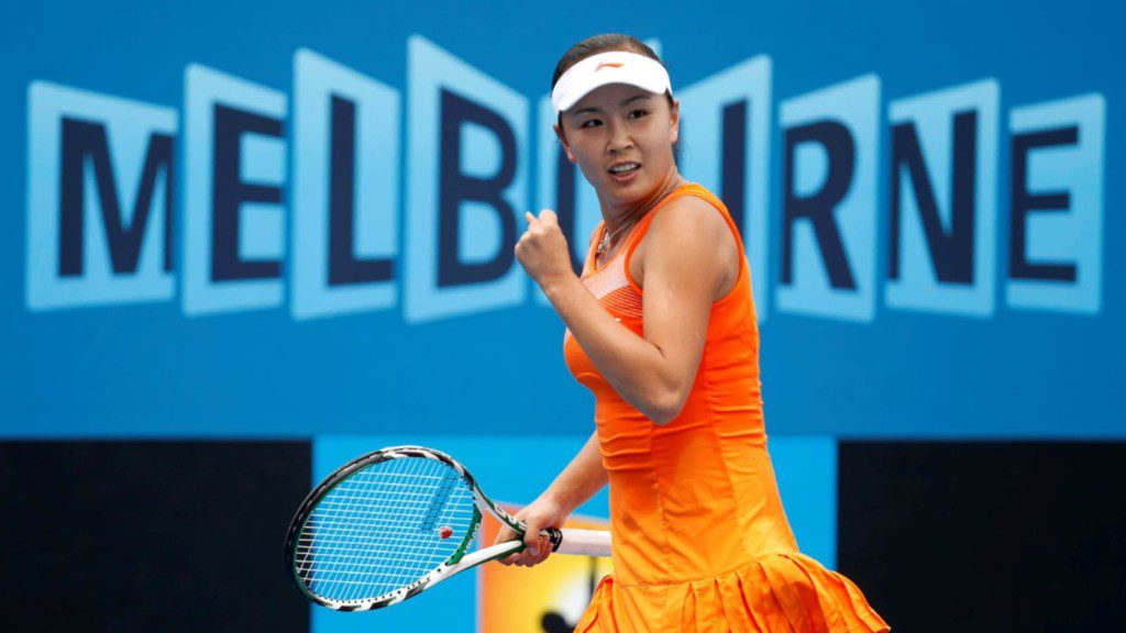 Former women's doubles No. 1 Peng Shuai.