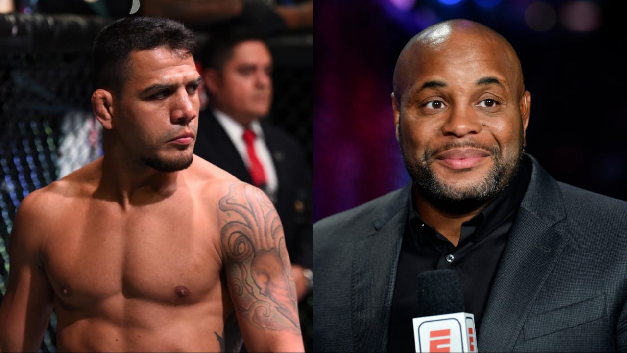 “I’m surprised DC didn’t put Khabib and Islam on this list,” Rafael Dos Anjos leaves a sarcastic comment under Daniel Cormier’s list of best boxers in the UFC