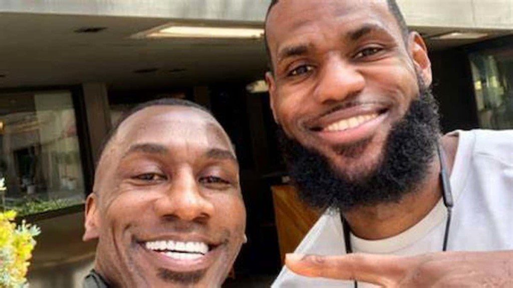 Shannon Sharpe and LeBron James