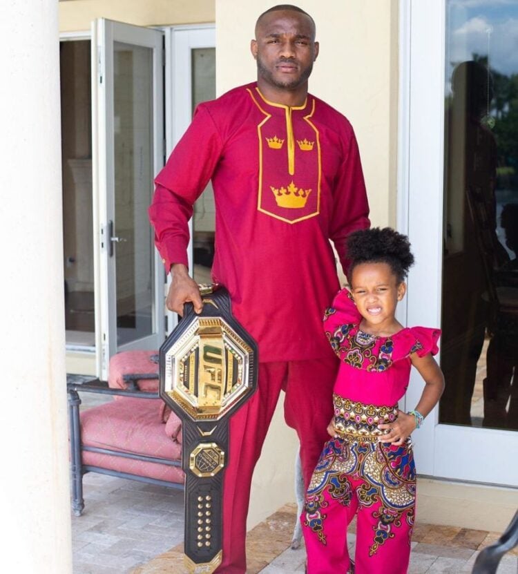 Kamaru Usman wife: Who is Eleslie Dietzsch and are the couple still ...