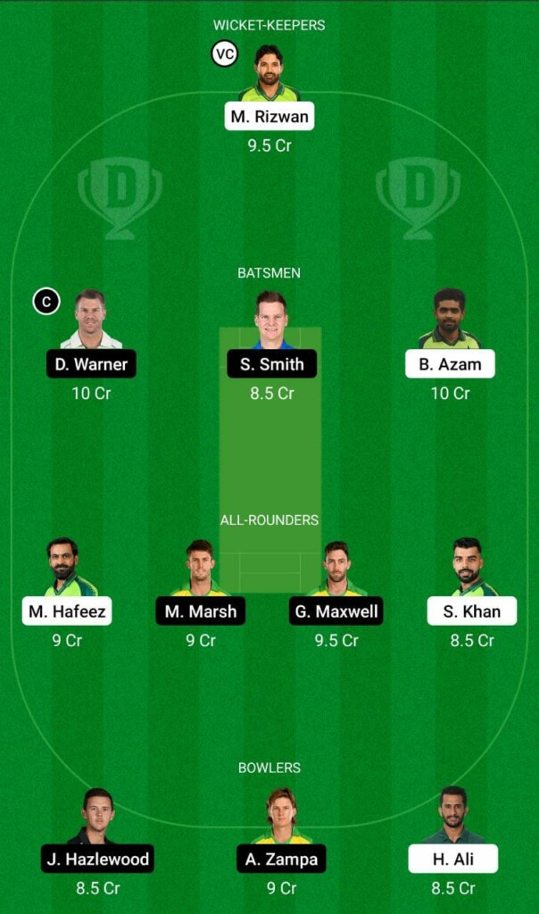 PAK vs AUS Dream11