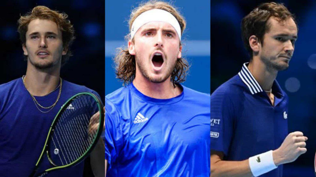 Alexander Zverev, Stefanos Tsitsipas, Daniil Medvedev