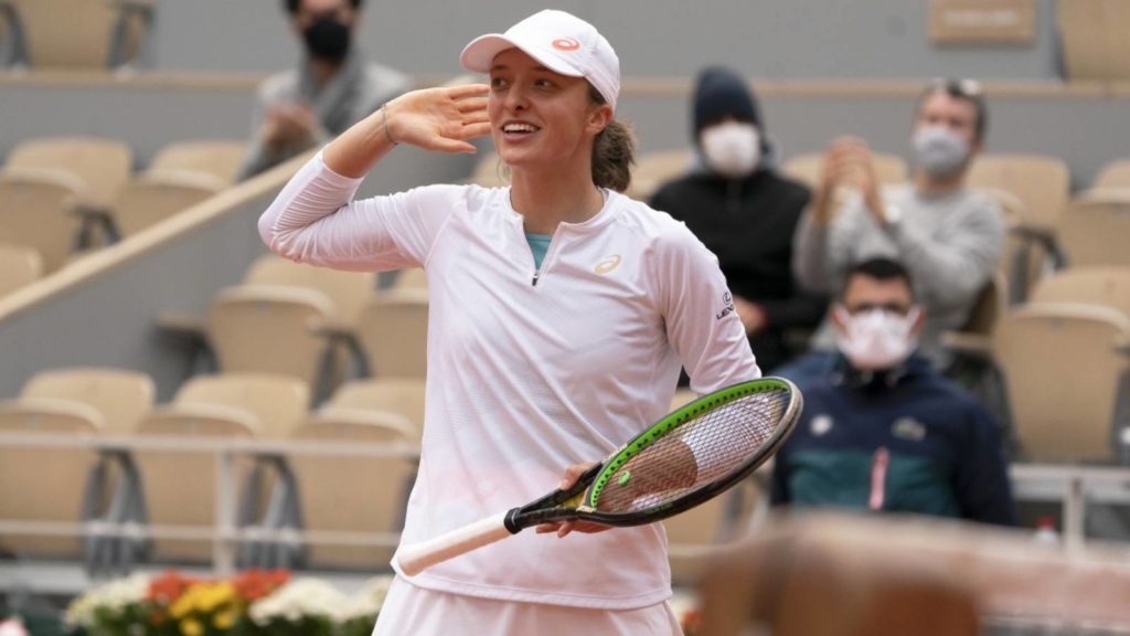 Iga Swiatek at French Open WTA Tournament