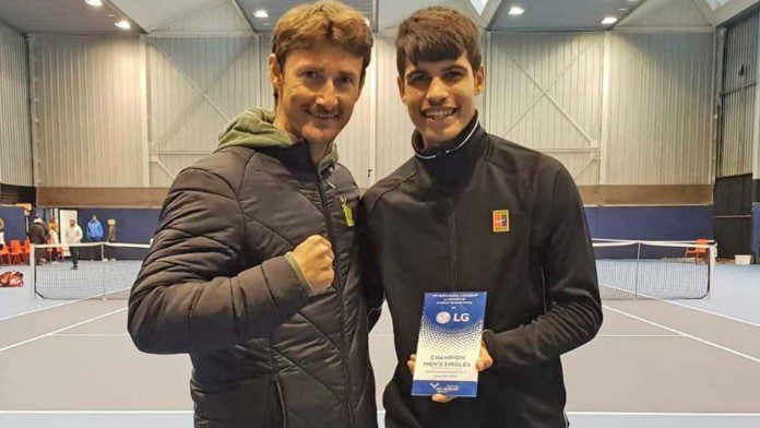Juan Carlos Ferrero and Carlos Alcaraz Juan Carlos Ferrero and Carlos Alcaraz