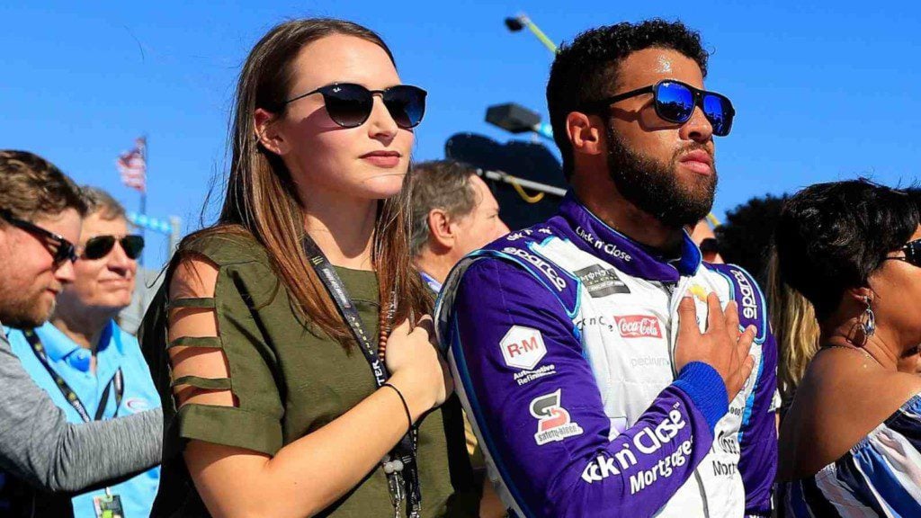 Bubba Wallace and his Girlfriend Amanda Carter