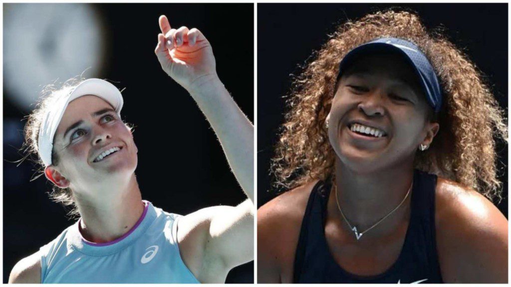 Jennifer Brady and Naomi Osaka