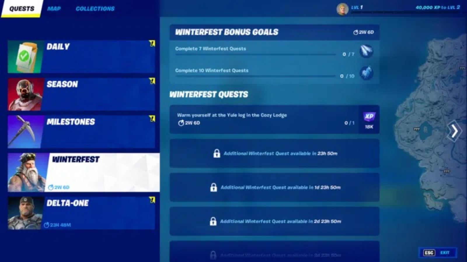 How to Complete Fortnite Winterfest 2021 Quests for free rewards