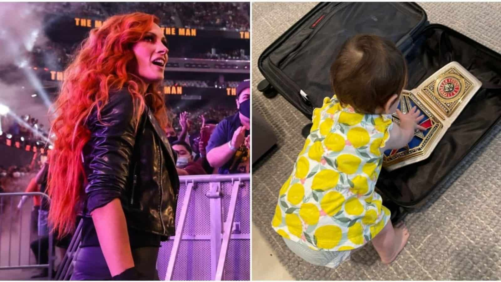 Becky Lynch ‘The Man’ is a multitasking Mom!