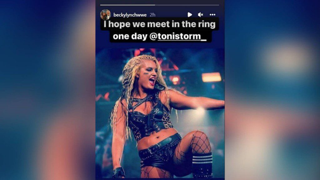 Becky Lynch desire to face Toni Storm one day