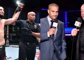 Jon Anik and Khamzat Chimaev