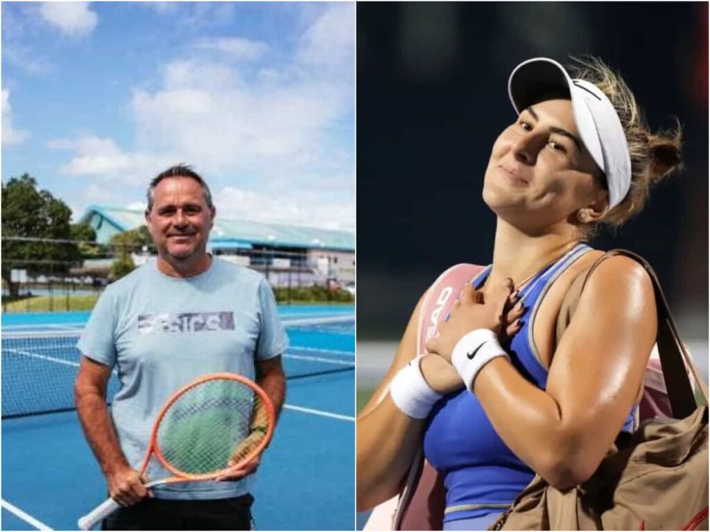 Christophe Lambert and Bianca Andreescu