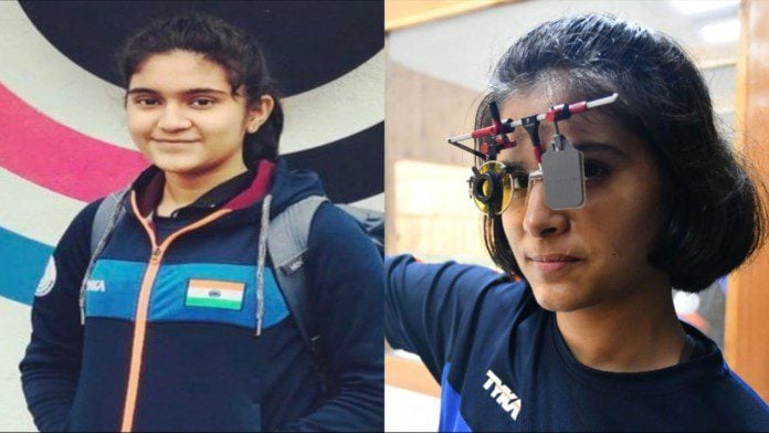 Esha Singh and Manu Bhaker Esha Singh and Manu Bhaker