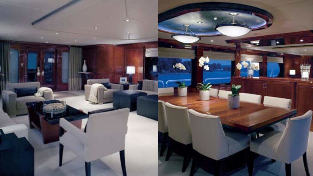 Interiors of Tiger Woods' yacht Privacy