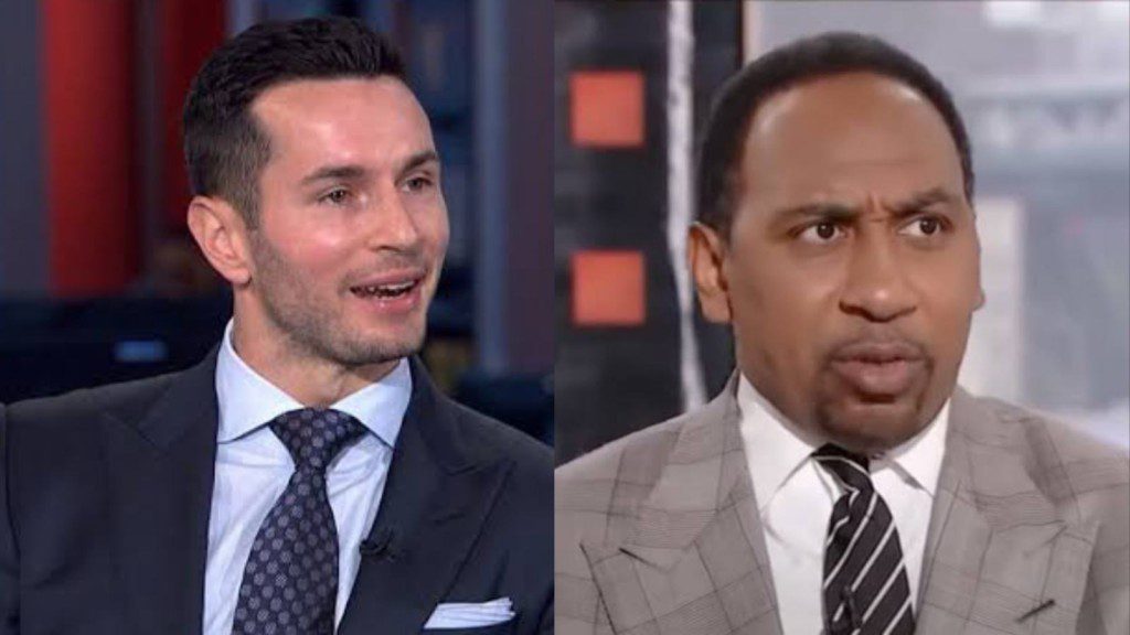 JJ Redick and Stephen A. Smith