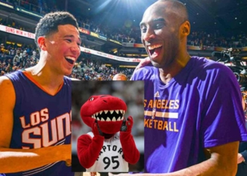 Devin Booker and Kobe Bryant