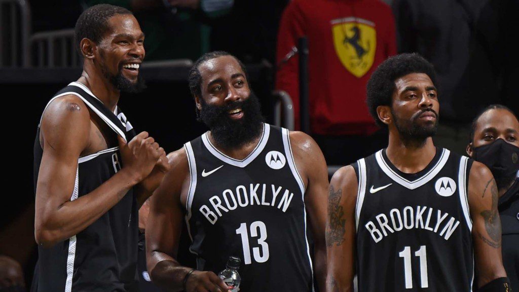 Kevin Durant, James Harden, Kyrie Irving