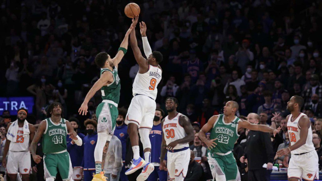 New York Knicks comeback win over Boston Celtics