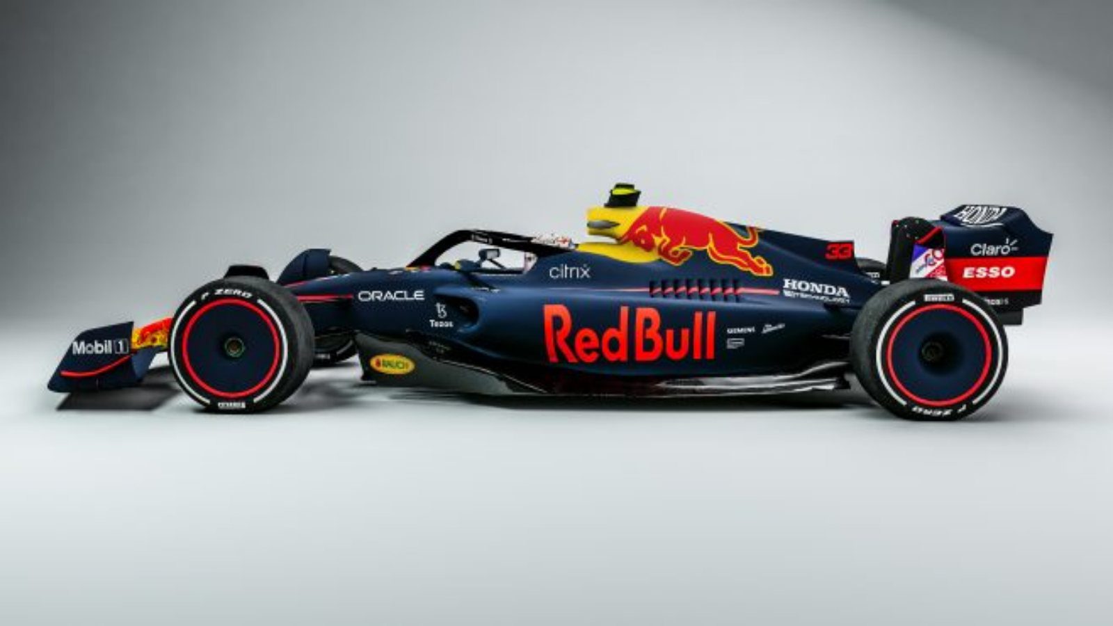 Red Bull launches 2022 F1 livery on RB18 show car, red 2022