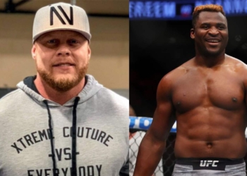 Eric Nicksick(L), Francis Ngannou(R)