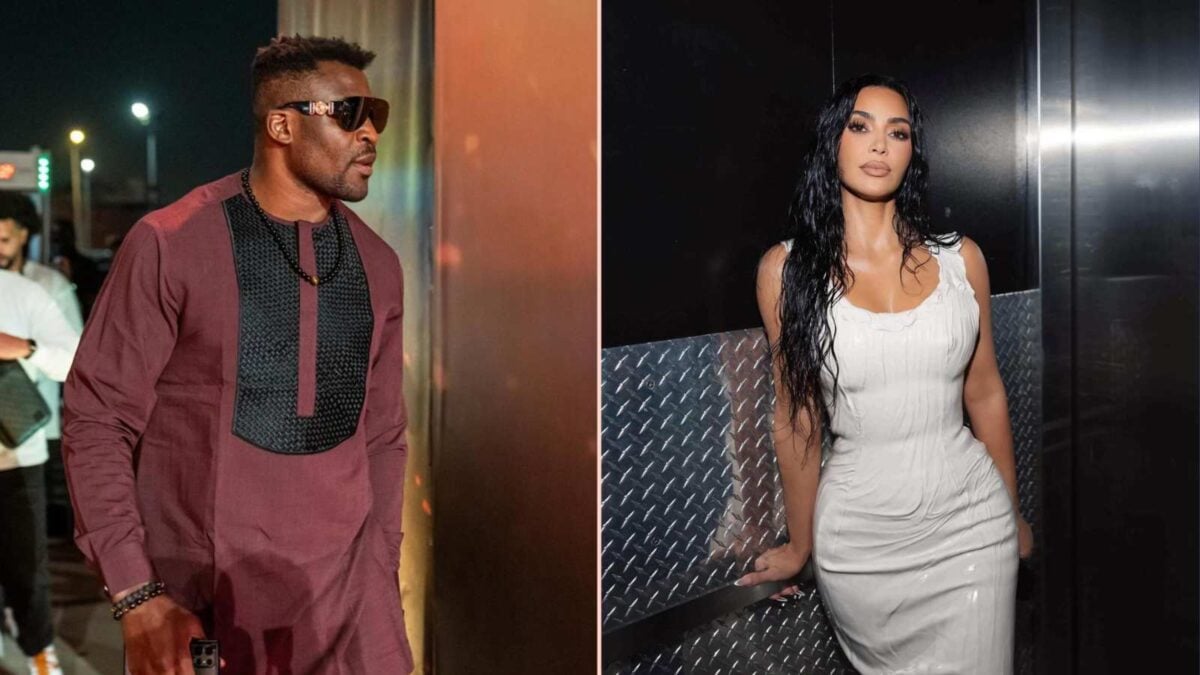 Francis Ngannou and Kim Kardashian