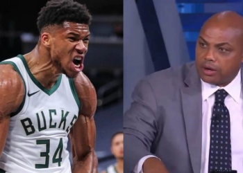 Giannis Antetokounmpo and Charles Barkley