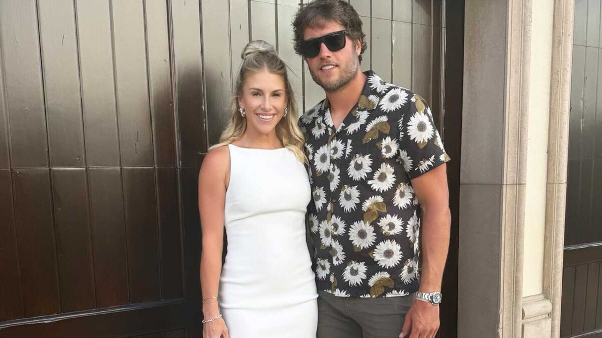 Kelly and Matthew Stafford