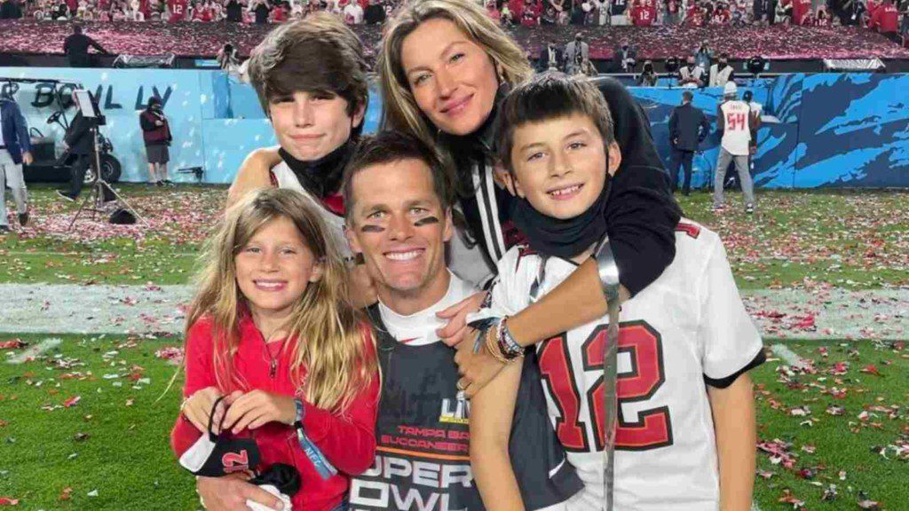 Tom Brady and his children