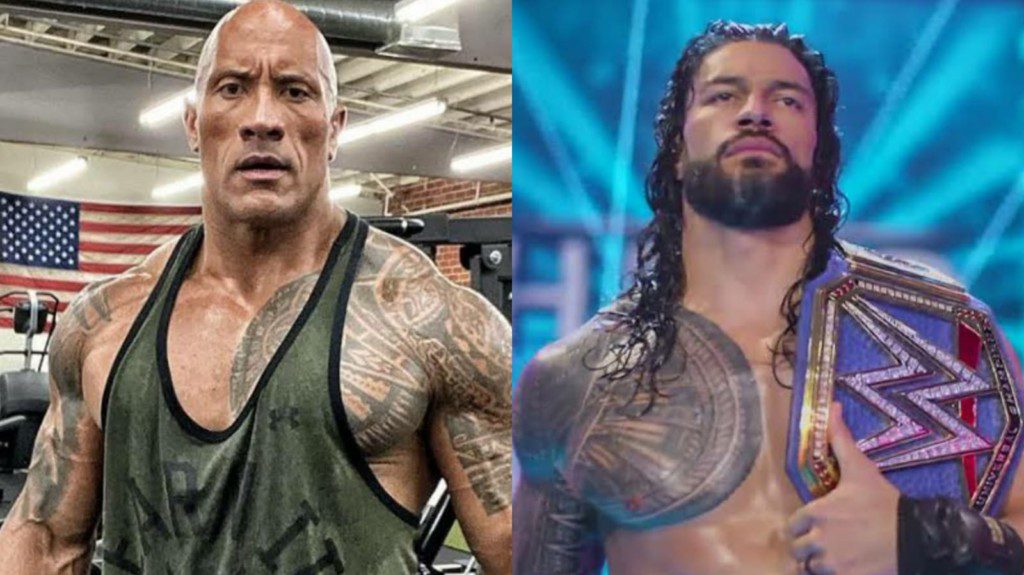 dwayne johnson cousin roman reigns