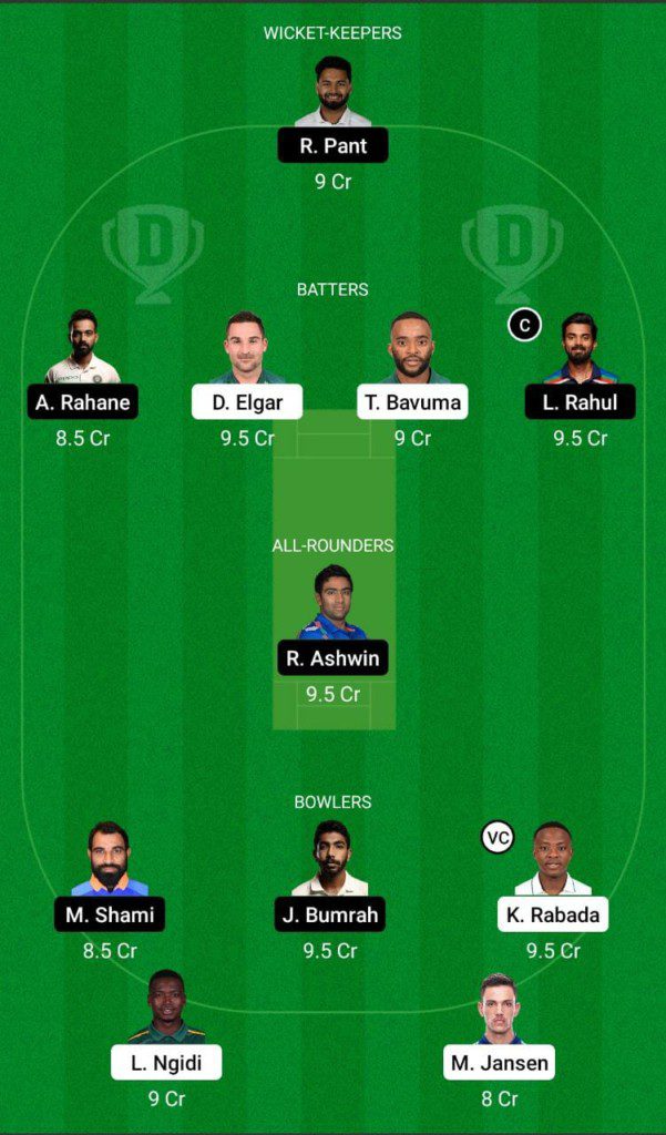 SA vs IND Dream11