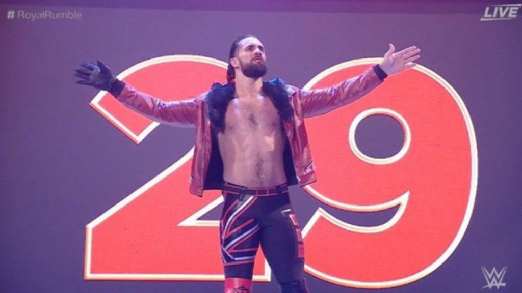 Seth Rollins at Royal Rumble 2021