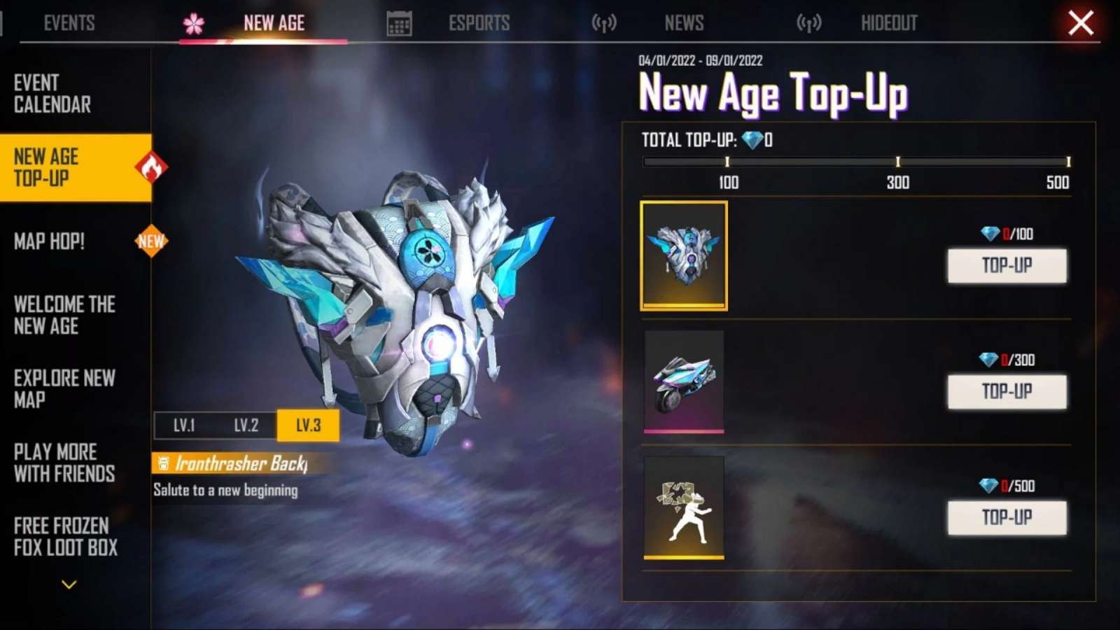 How To Get Shattered Reality Emote From Free Fire New Age Top Up Event How To Get Shattered Reality Emote From Free Fire New Age Top Up Event