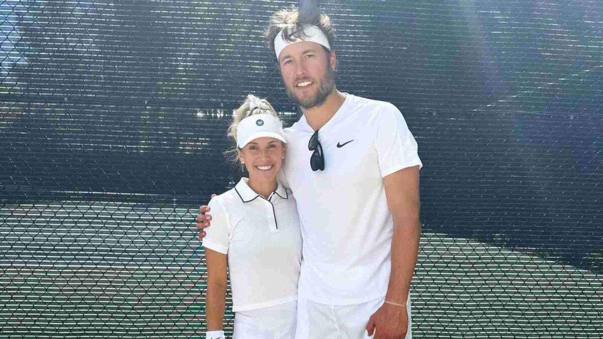 Kelly and Matthew Stafford