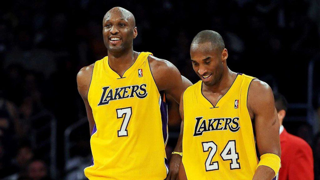 Lamar Odom and Kobe Bryant