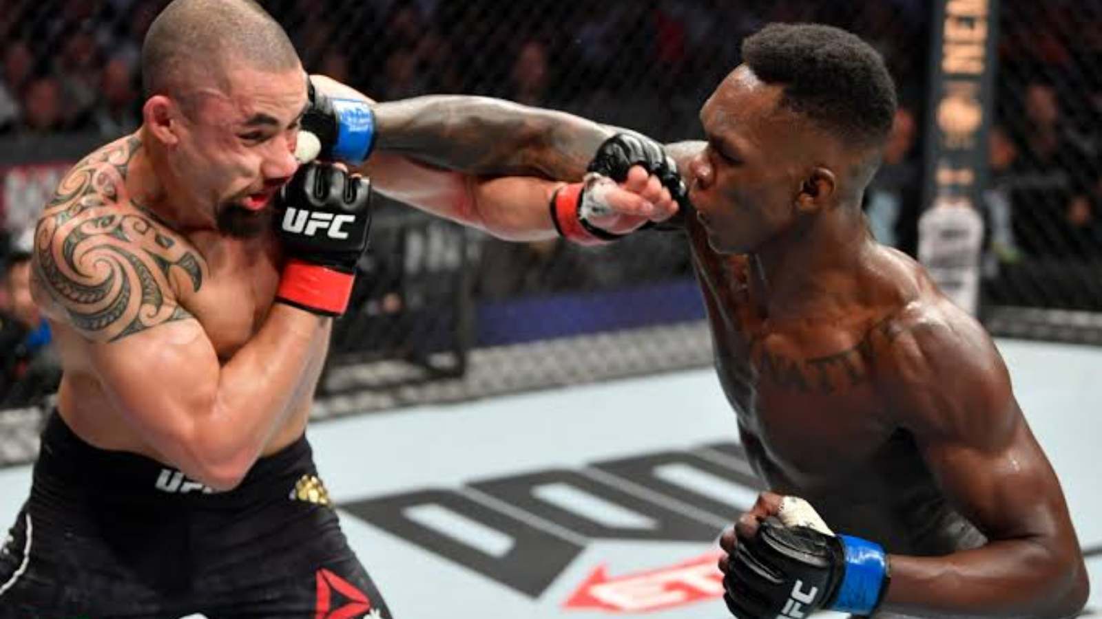 “He needs a shower” – Israel Adesanya reacts to Robert Whittaker’s claim that he won the fight