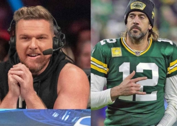 Aaron Rodgers and Pat McAfee