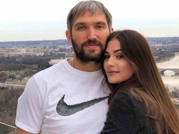 Alex Ovechkin and Anastasia Shubskaya