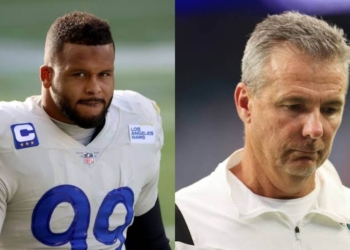 Aaron Donald and Urban Meyer