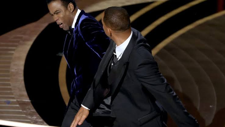 Will Smith slaps Chris Rock