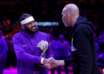Kareem Abdul Jabbar and Carmelo Anthony
