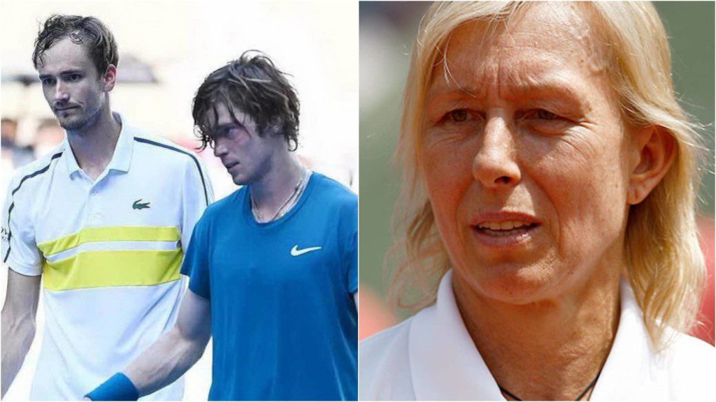 Daniil Medvedev, Andrey Rublev, Martina Navratilova