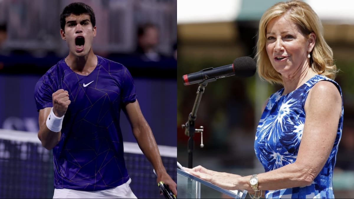 Carlos Alcaraz and Chris Evert | Tennis News | FirstSportz