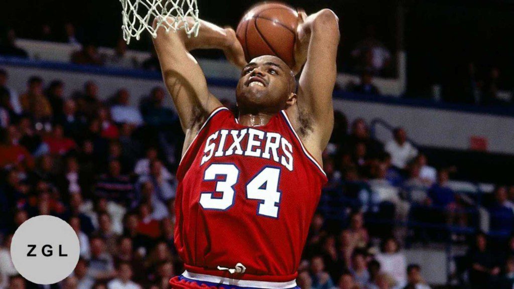 Charles Barkley in Philadelphia 76ers team